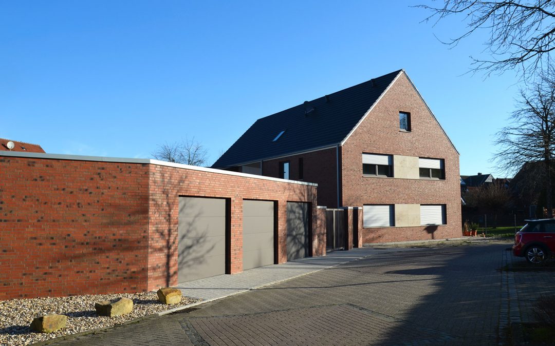 Natursteinfassade für Neubau, Sendenhorst